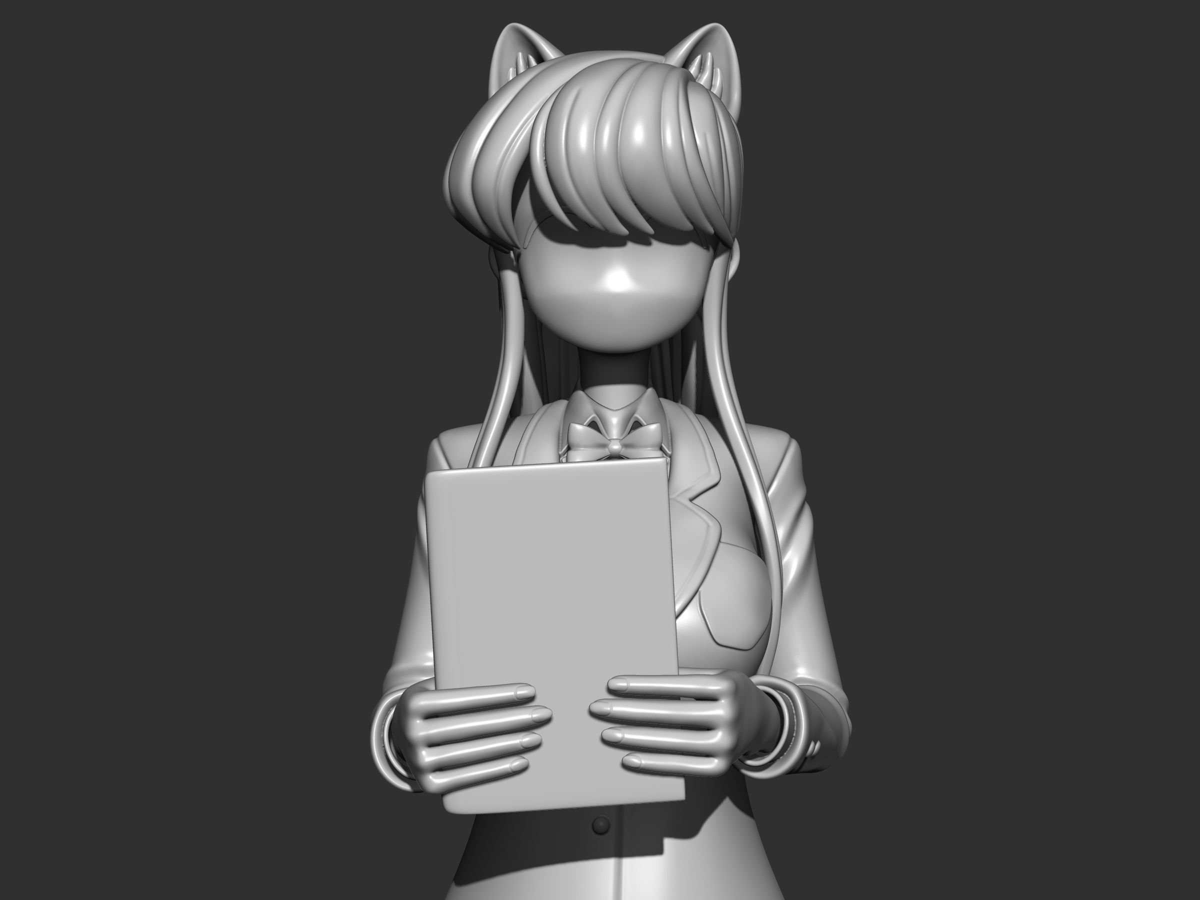 Komi Shouko figure 3d 3D print model_14
