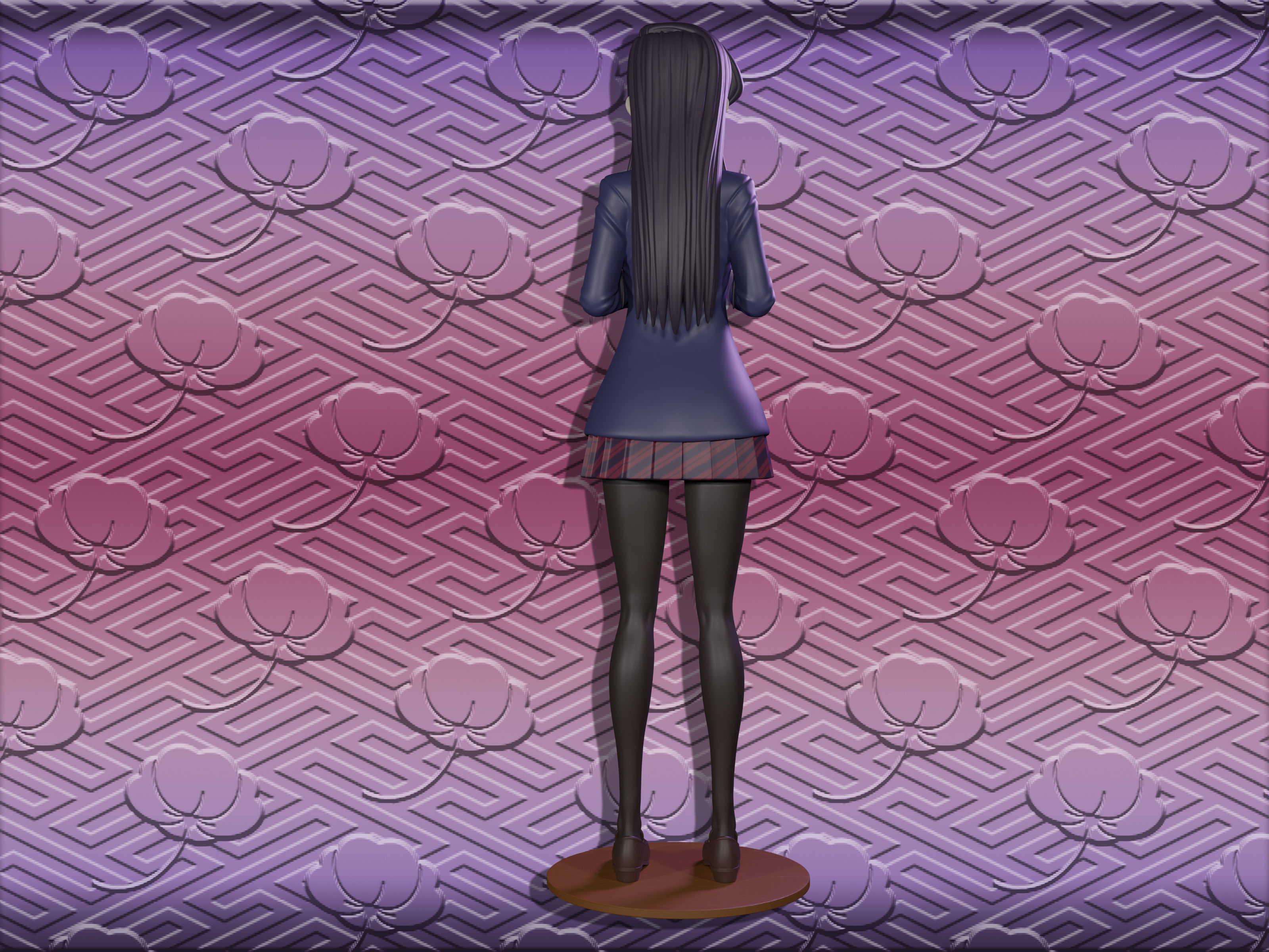 Komi Shouko figure 3d 3D print model_7