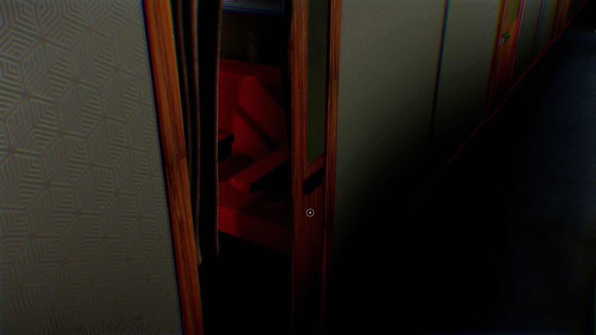 Train Railroad Car With Interior Low-poly 3D model_7