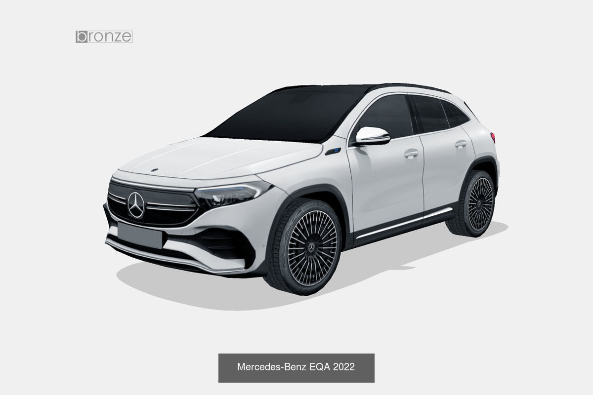 Mercedes-Benz EQ 5 car colection 3D Model Collection_6