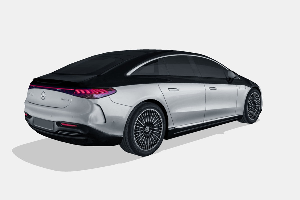 Mercedes-Benz EQ 5 car colection 3D Model Collection_19