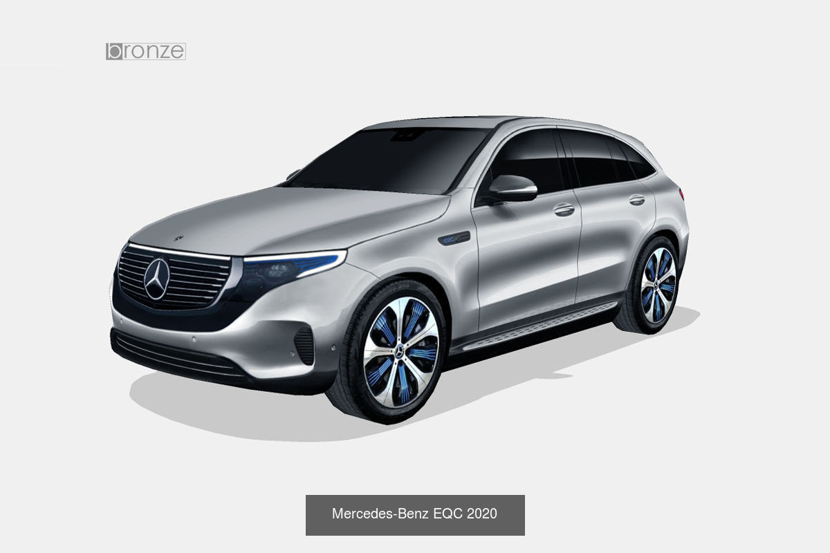 Mercedes-Benz EQ 5 car colection 3D Model Collection_10