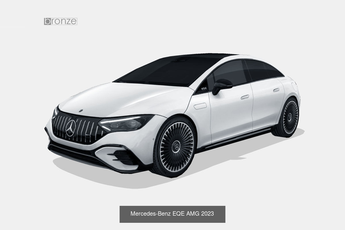 Mercedes-Benz EQ 5 car colection 3D Model Collection_14