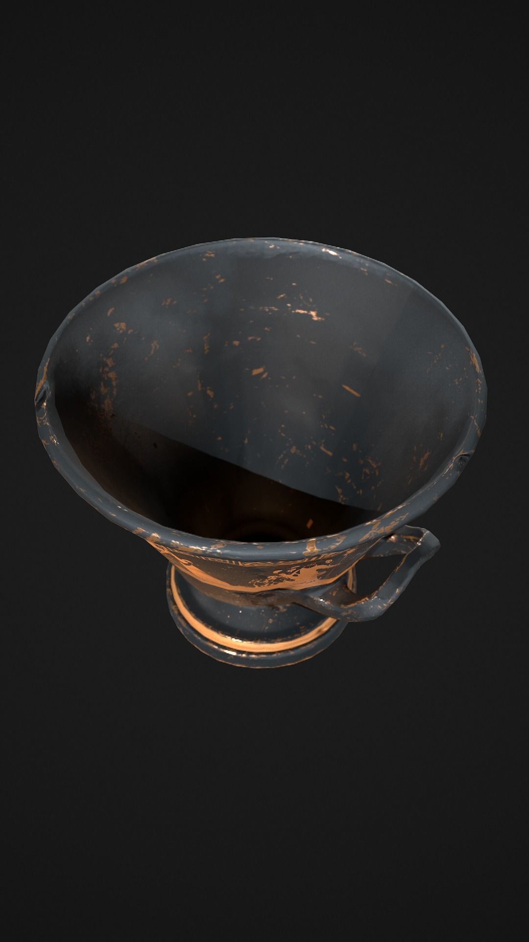 Greek Vase Low-poly 3D model_15