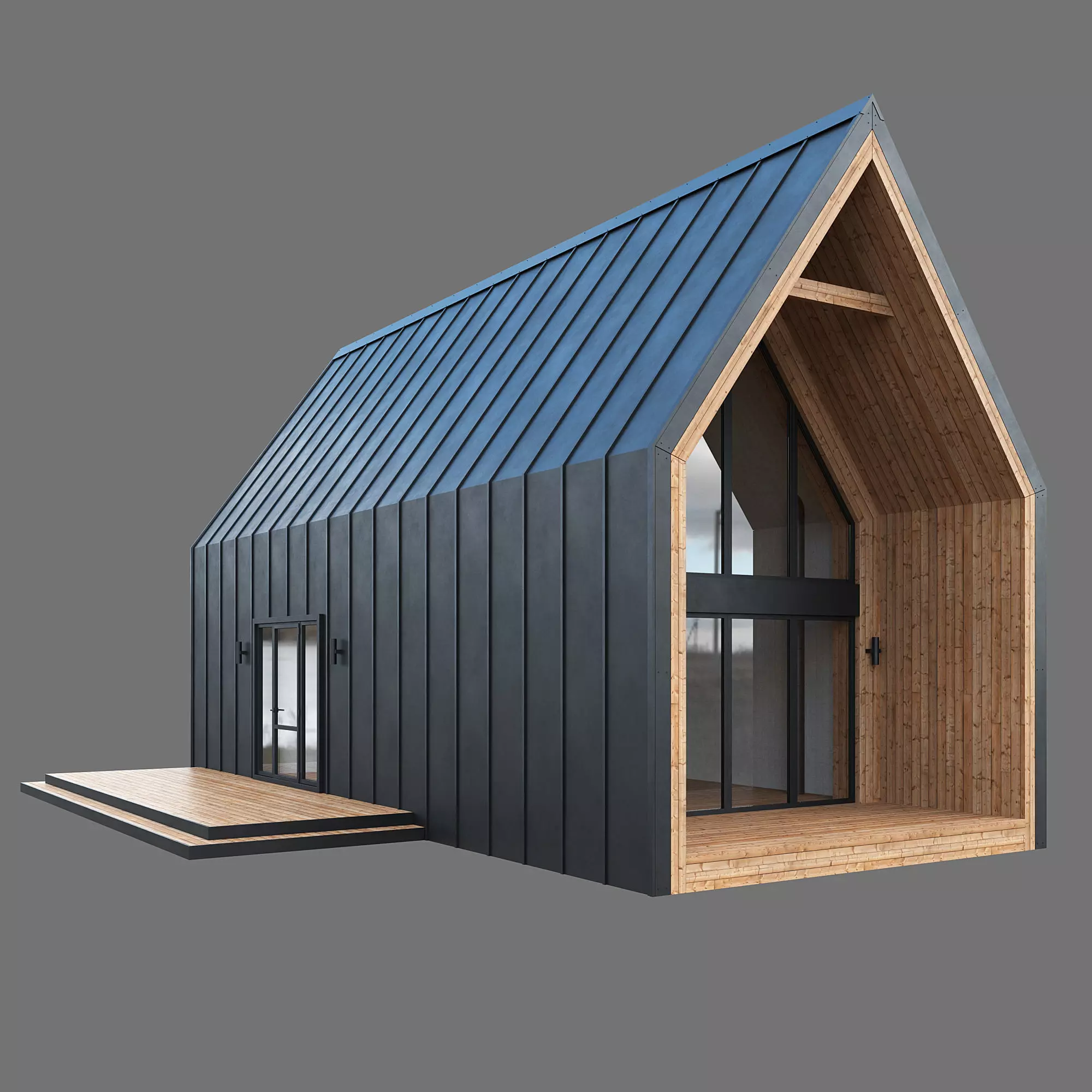 Barn house 04 3D model