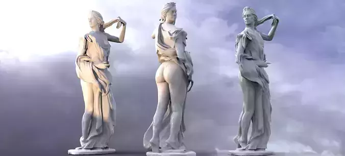 Aphrodite 3D Sculpture 1 3D model