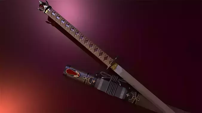 Katana - Black Cross