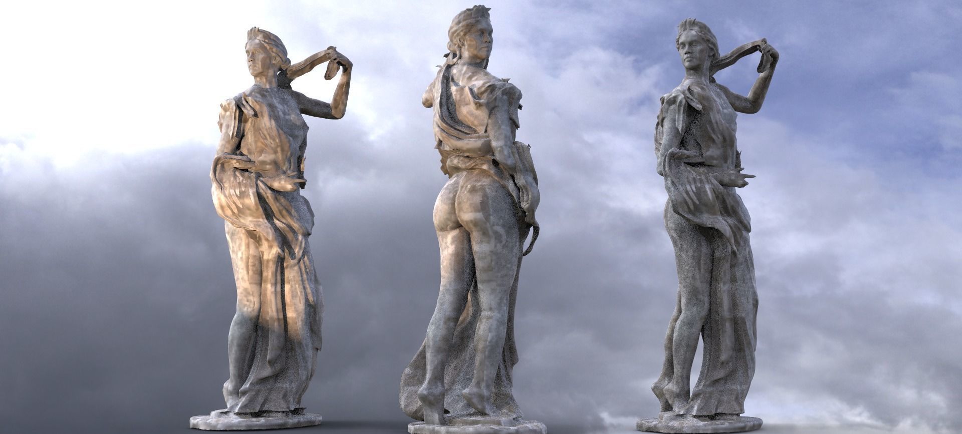 Aphrodite 3D Sculpture 3 3D model_1