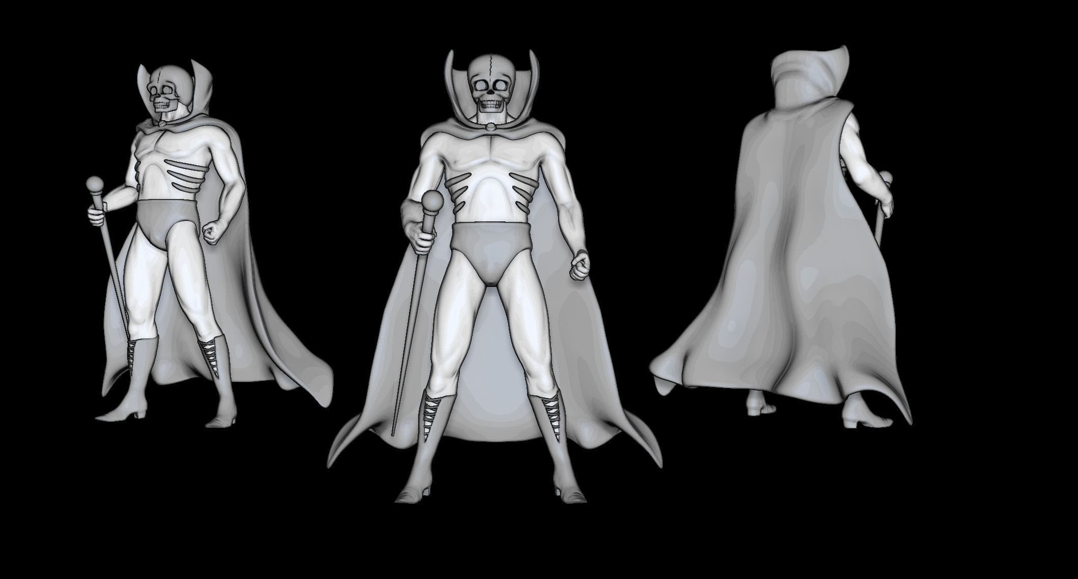 Fantaman Ogon Batto 3D print model_6