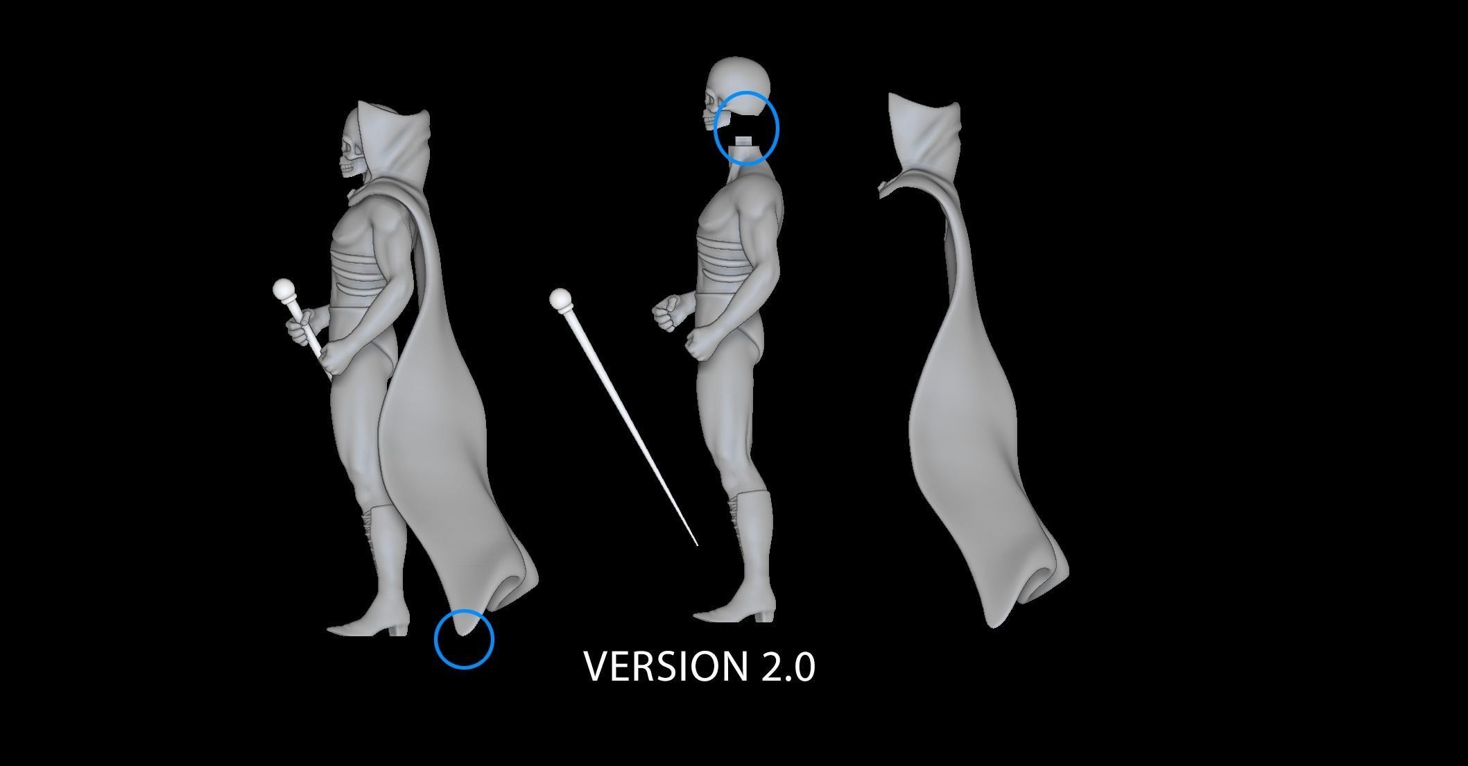 Fantaman Ogon Batto 3D print model_13
