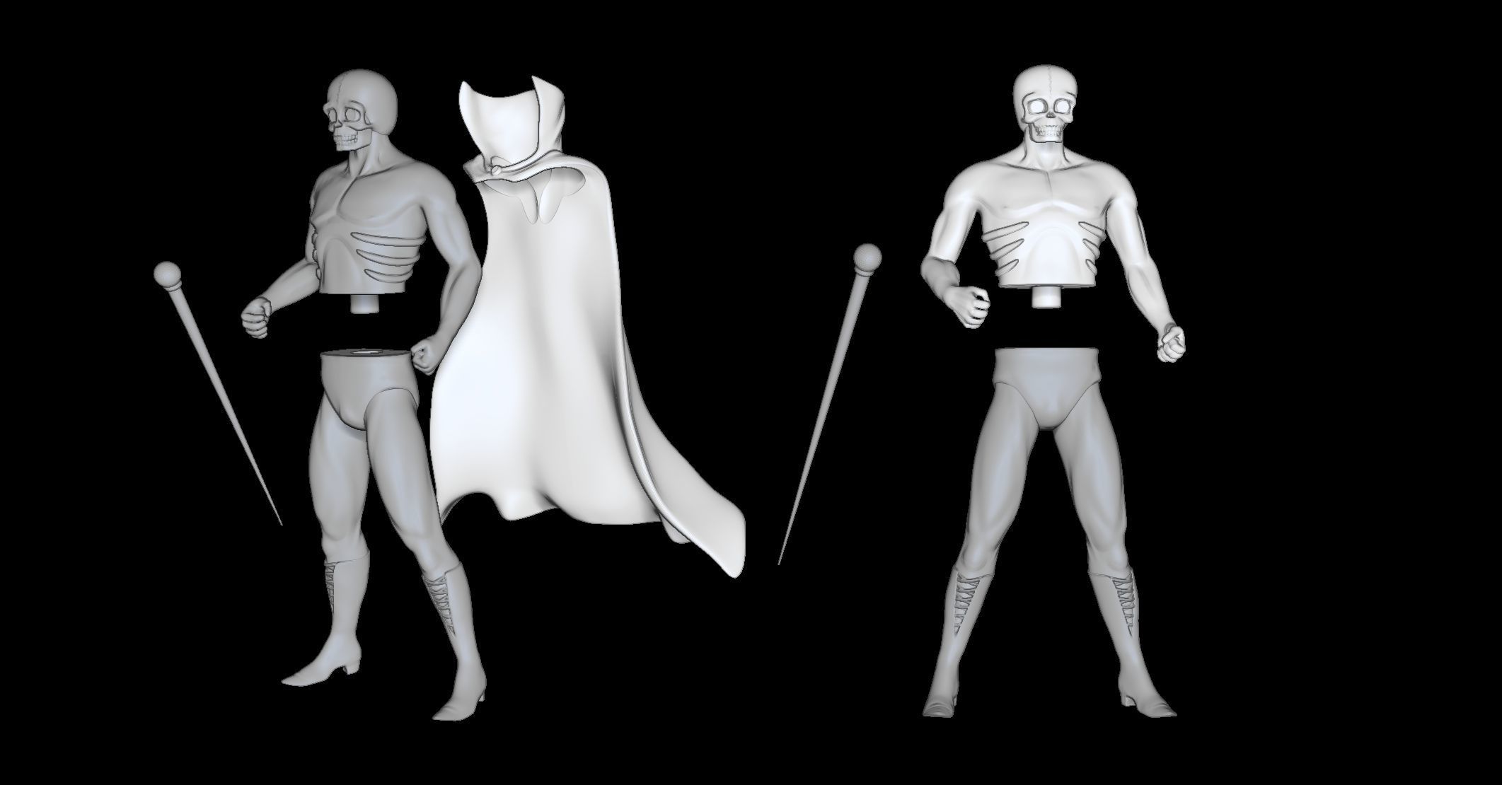 Fantaman Ogon Batto 3D print model_7