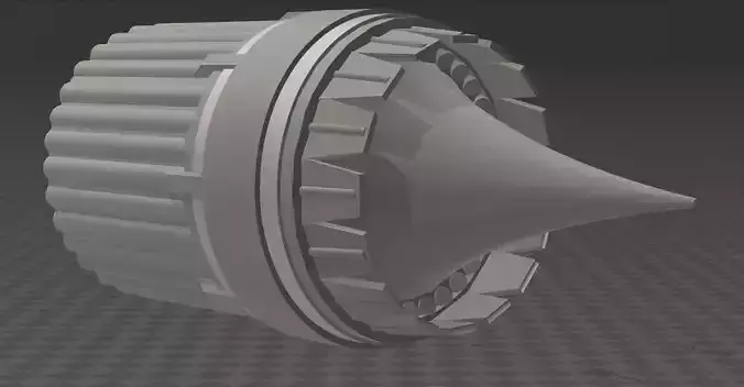 Aerospike thruster 3D model