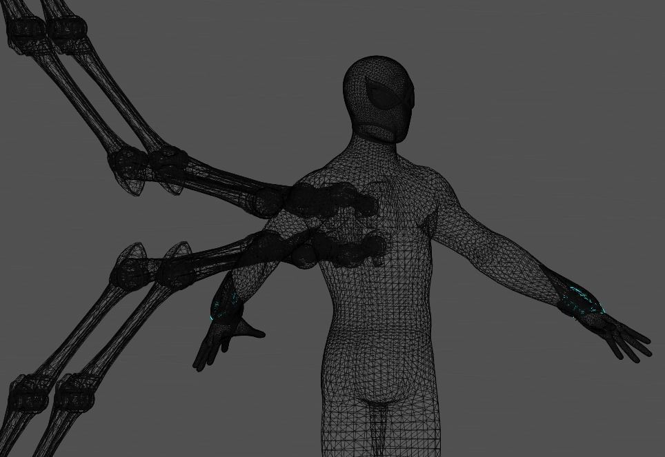 Superior Spider-Man Low-poly 3D model_3