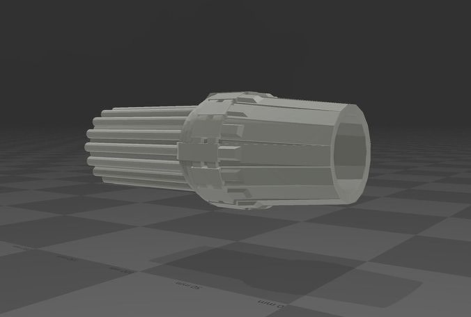 Engine - Thruster for spacecraft or spaceship 3D model