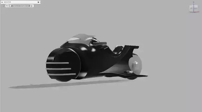 The BatCycle motorcycle