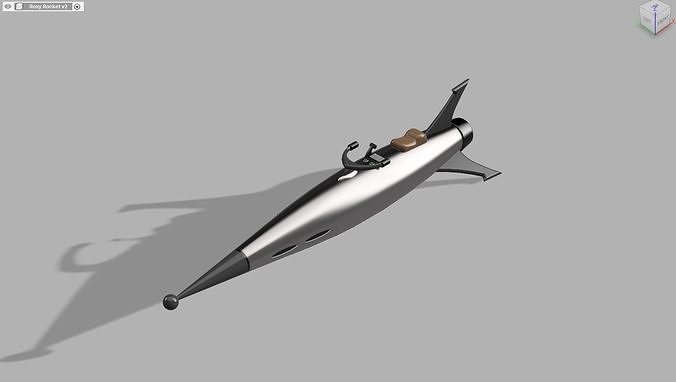 Roxys Rocket 3D print model
