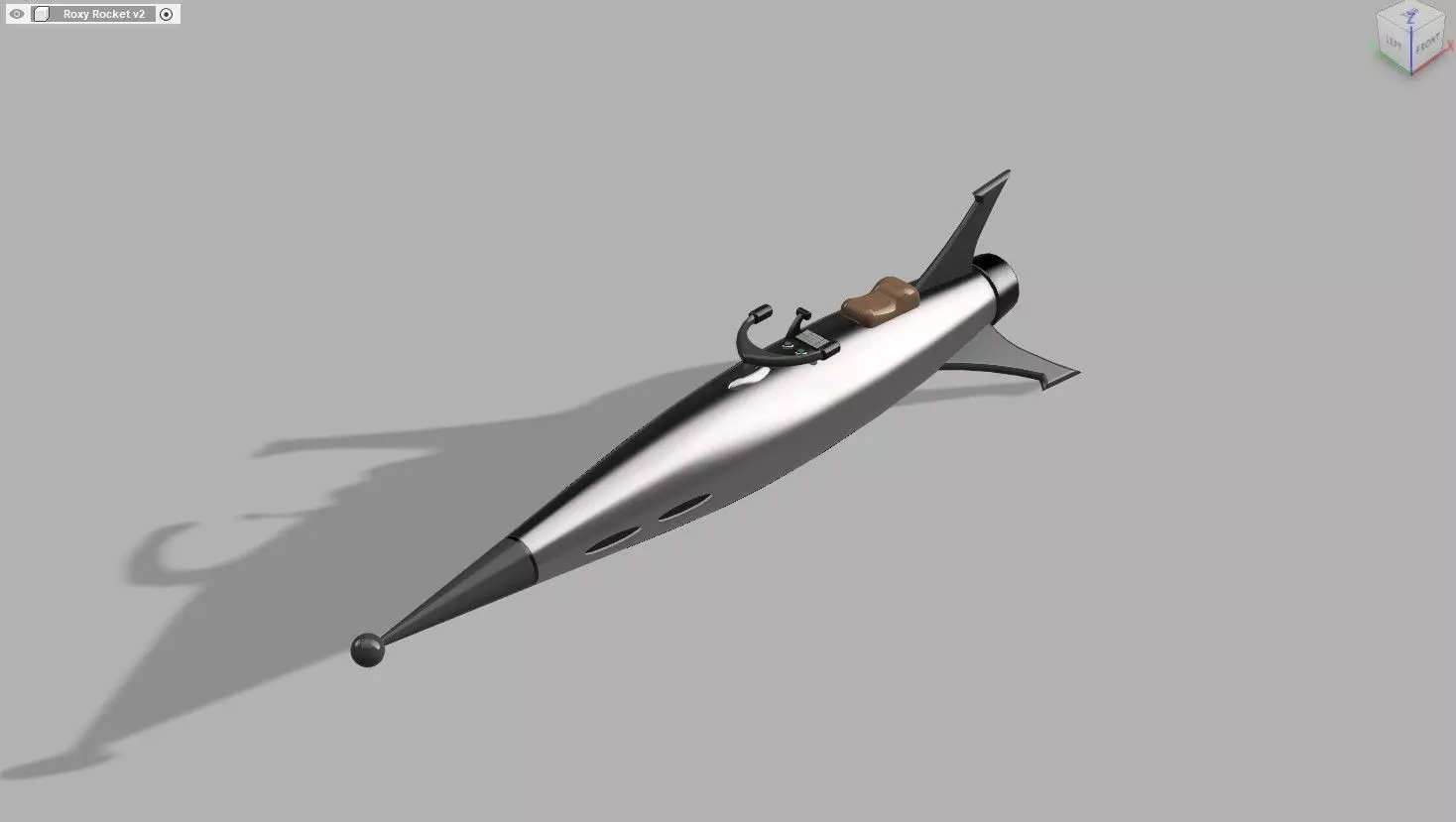 Roxys Rocket 3D print model