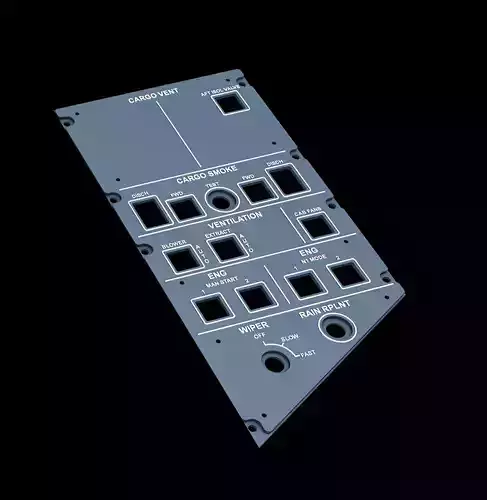 AIRBUS A320 OVERHEAD - CARGO HEAT PANEL