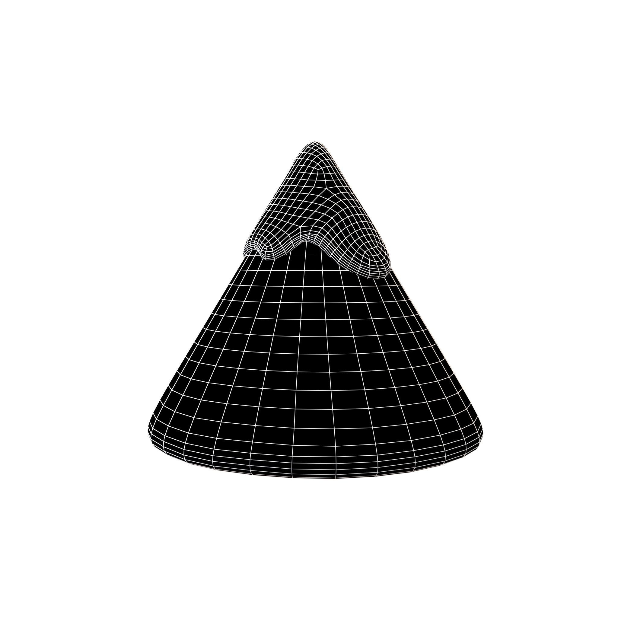 Cartoon Mountain V2 005 Low-poly 3D model_6