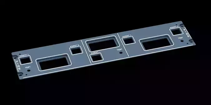 AIRBUS A320 OVERHEAD - FIRE PANEL