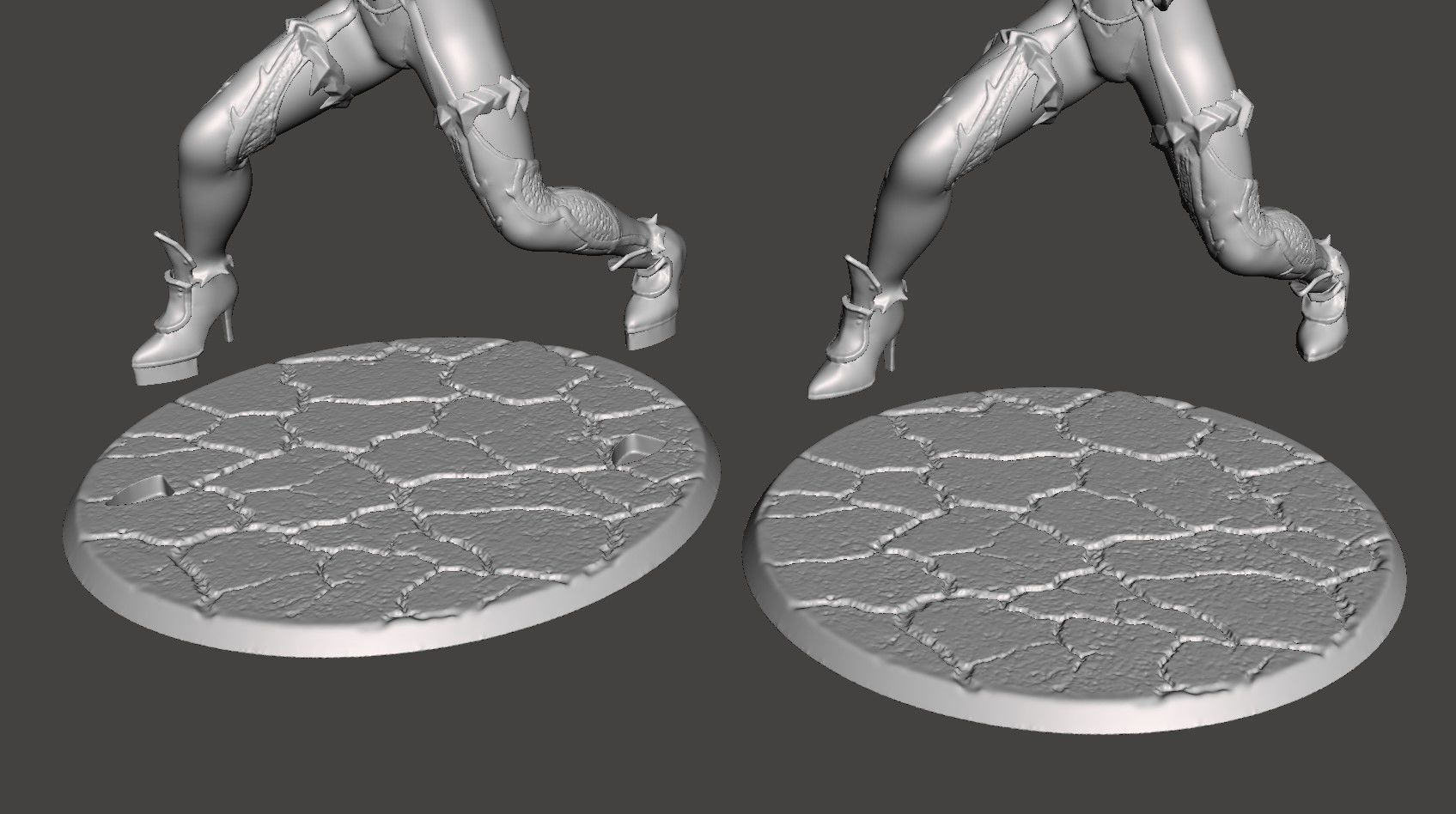 IVY VALENTINE - SOUL CALIBUR dynamic pose HIGH-poly STL 3D print model_8