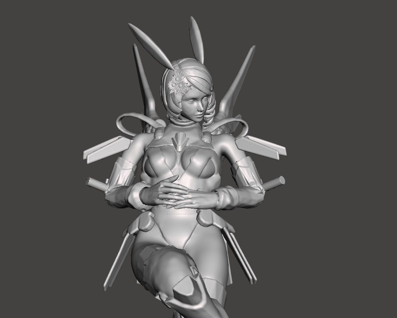 ALISA BOSCONOVITCH -TEKKEN 7 taunt  HI-Poly STL for 3D printing 3D print model_3