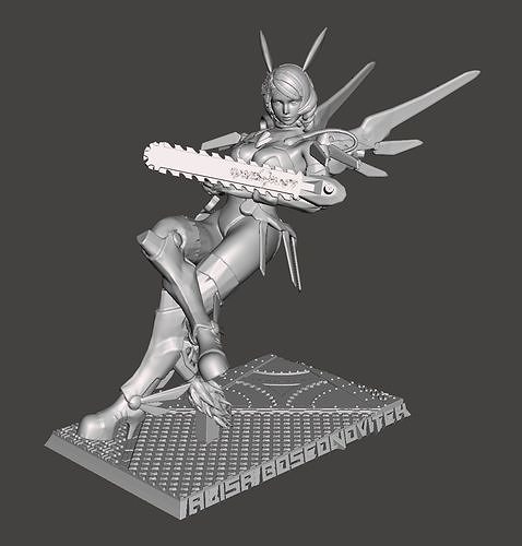 ALISA BOSCONOVITCH -TEKKEN 7 taunt  HI-Poly STL for 3D printing 3D print model