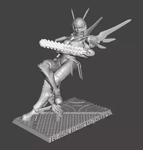 ALISA BOSCONOVITCH -TEKKEN 7 taunt  HI-Poly STL for 3D printing 3D print model