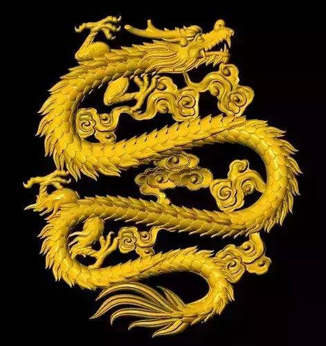 Dragon china reliefs style 069