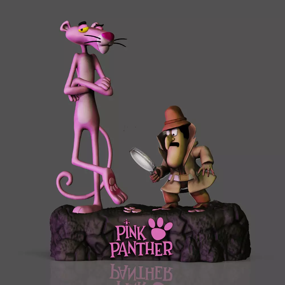 La Pantera Rosa 3D print model_0