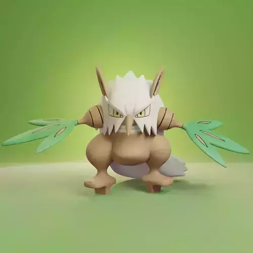 Pokemon - Shiftry with 2 different poses 3D print model