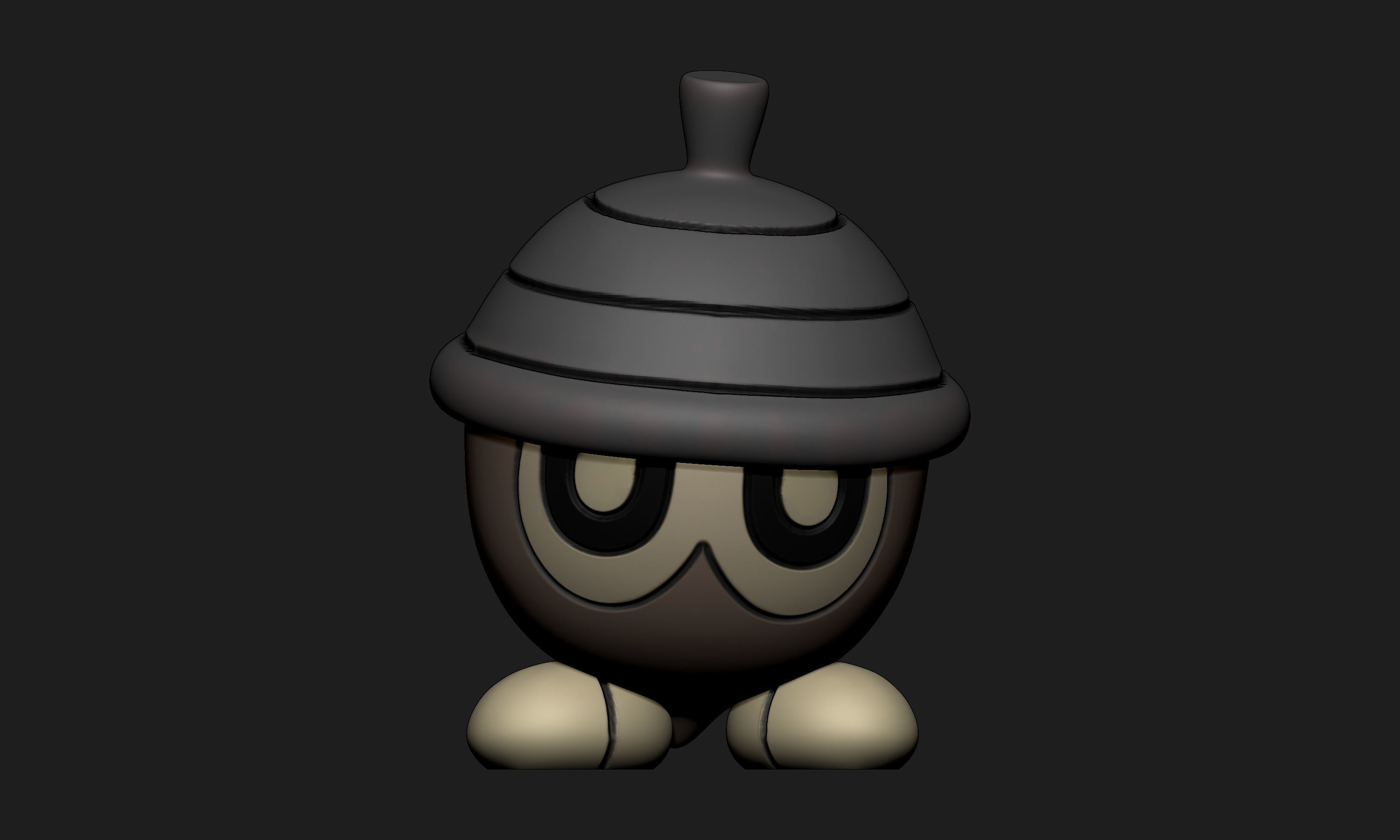 Pokemon - Seedot Nuzleaf and Shiftry with 2 poses each 3D print model_6