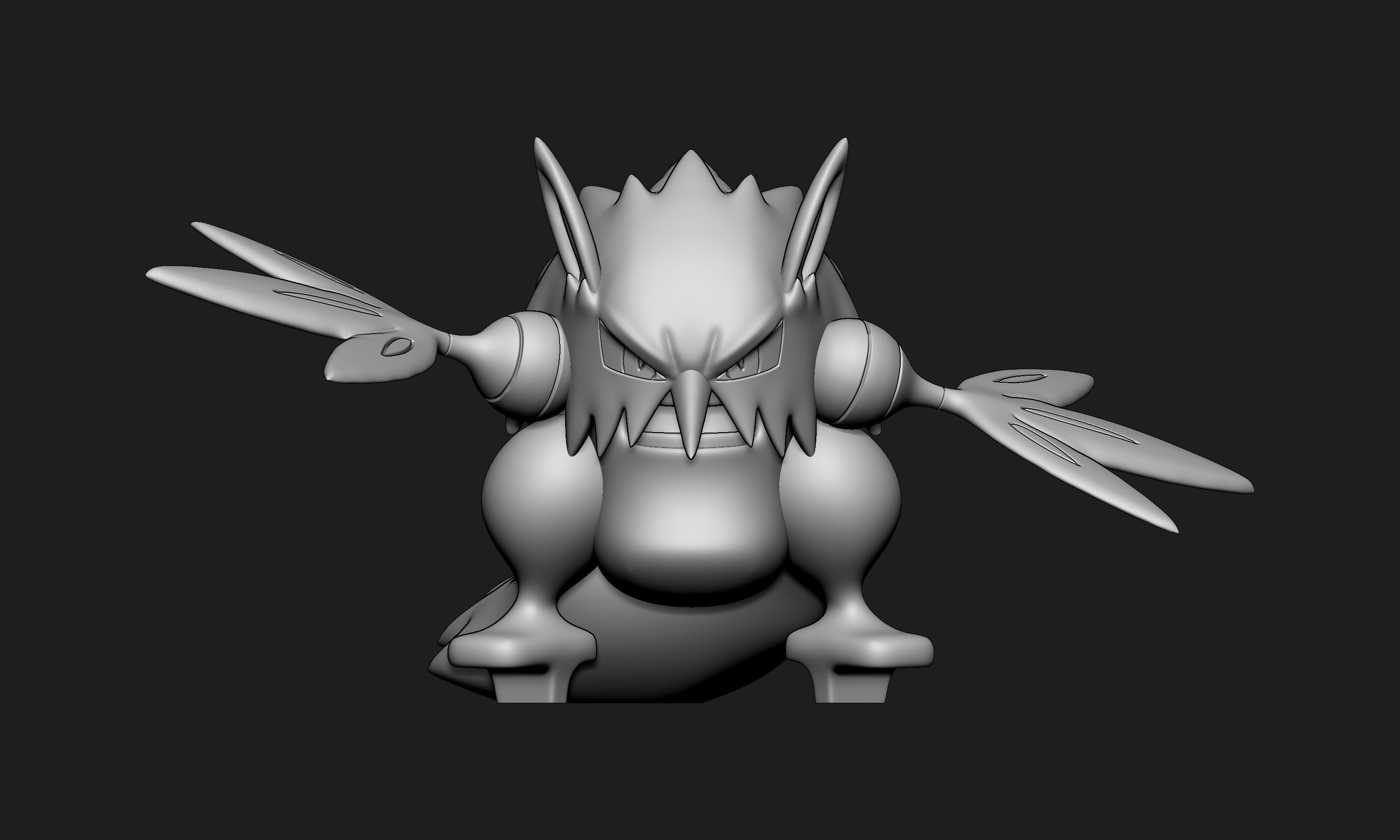 Pokemon - Seedot Nuzleaf and Shiftry with 2 poses each 3D print model_26
