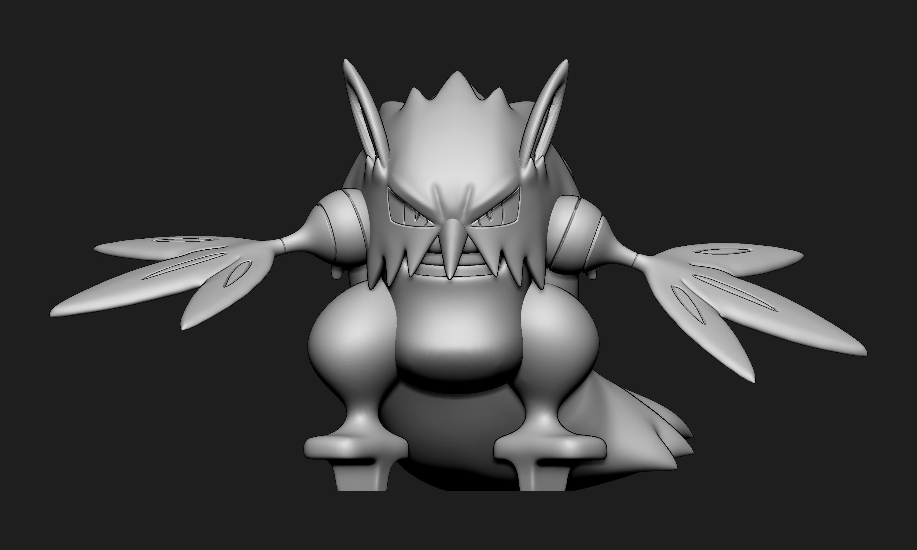 Pokemon - Seedot Nuzleaf and Shiftry with 2 poses each 3D print model_21