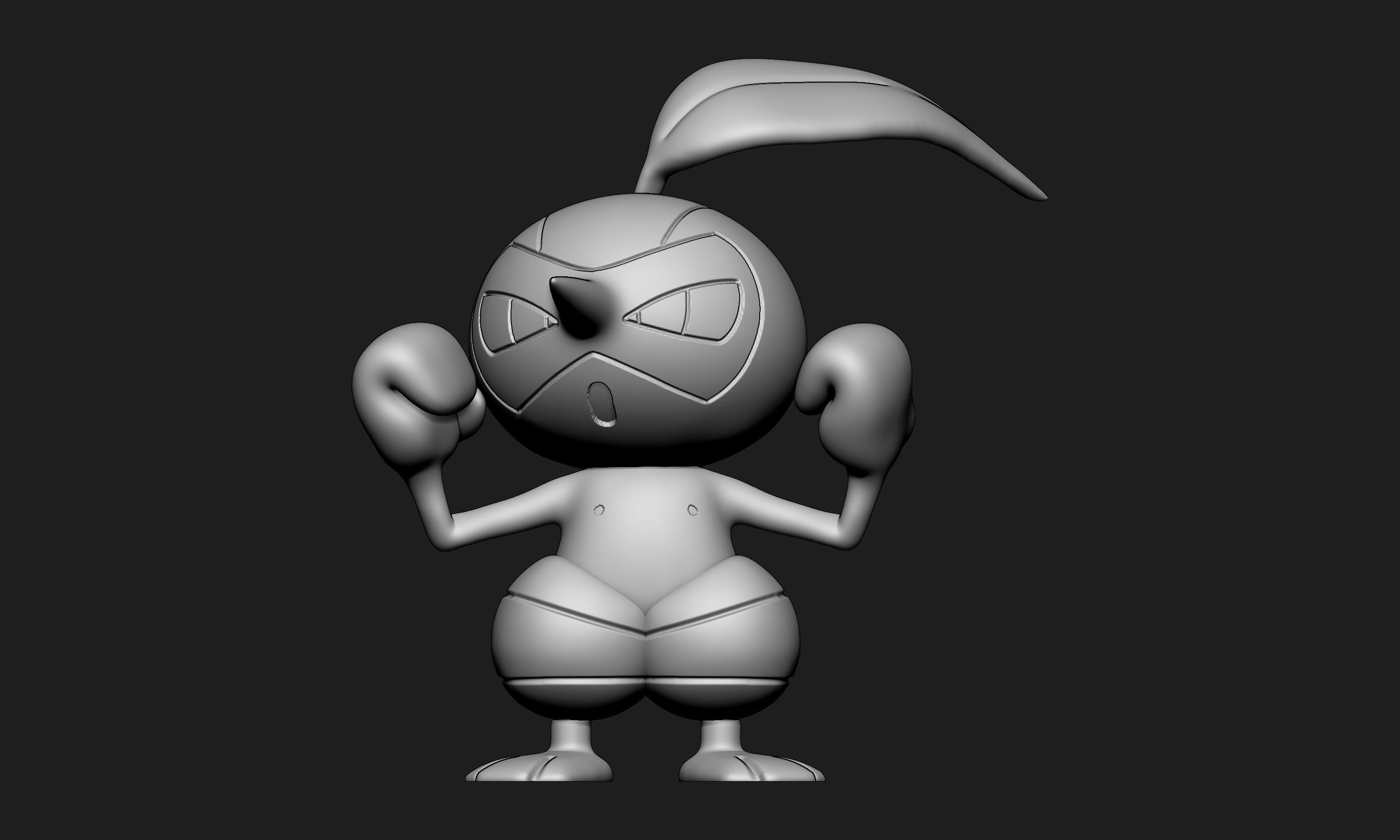 Pokemon - Seedot Nuzleaf and Shiftry with 2 poses each 3D print model_18