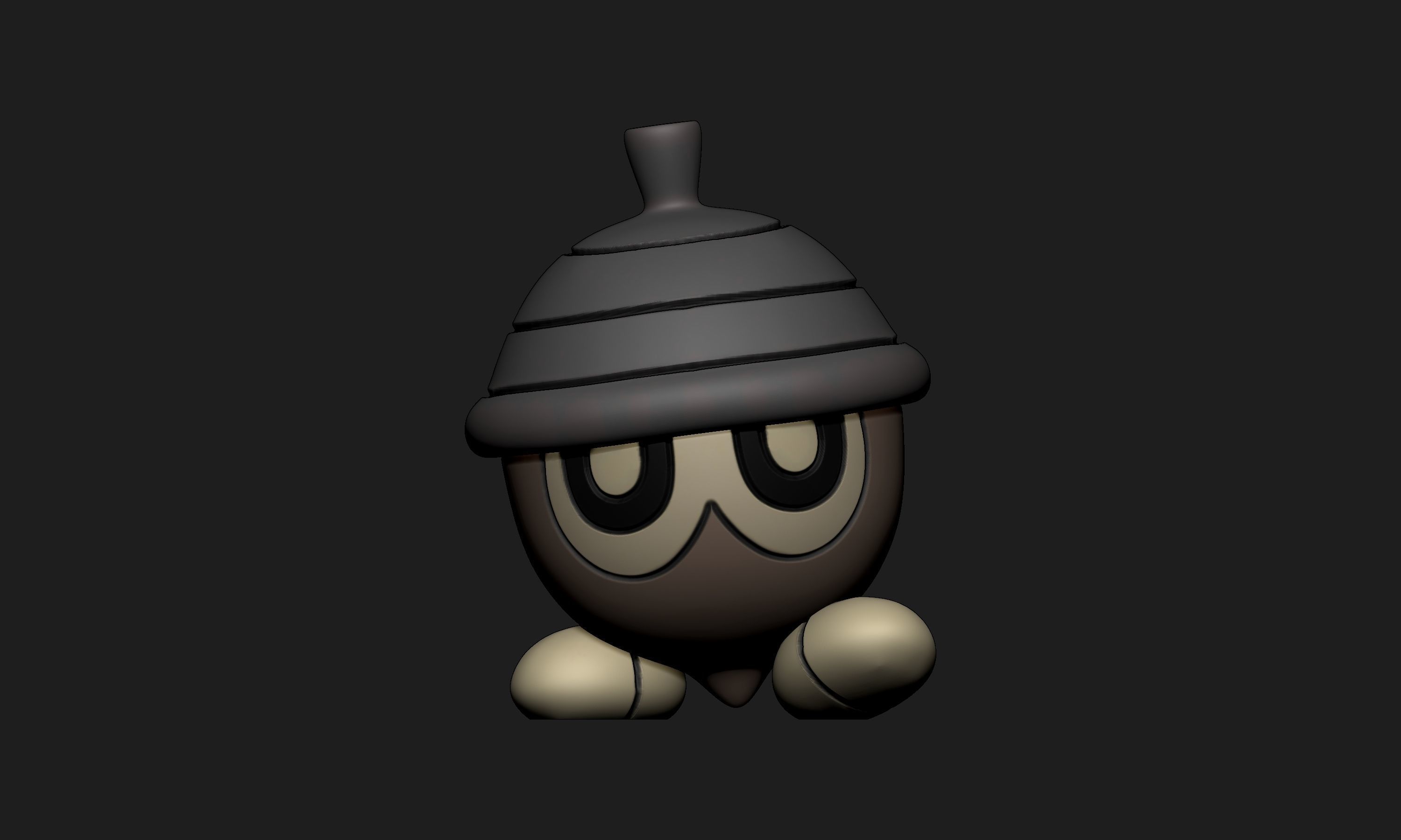 Pokemon - Seedot Nuzleaf and Shiftry with 2 poses each 3D print model_2