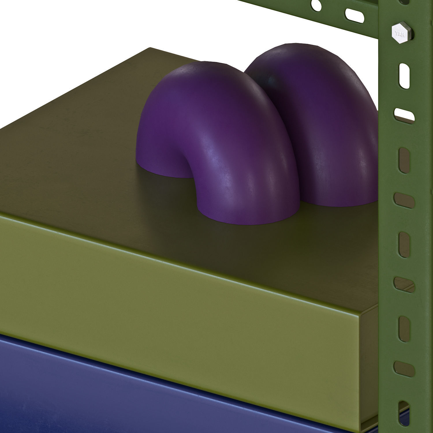 Hay Shelving Unit 2 3D model_2