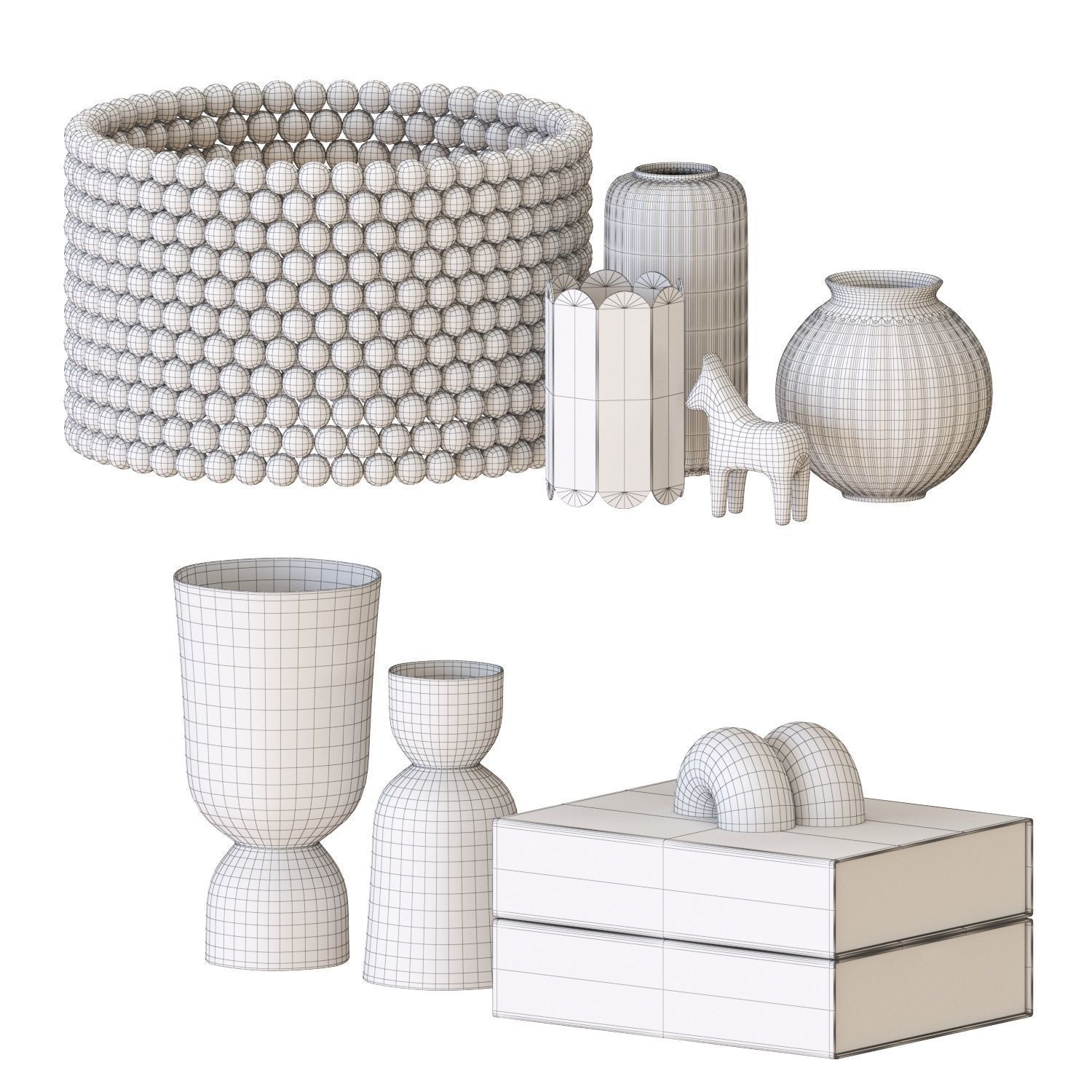 Hay Shelving Unit 2 3D model_6