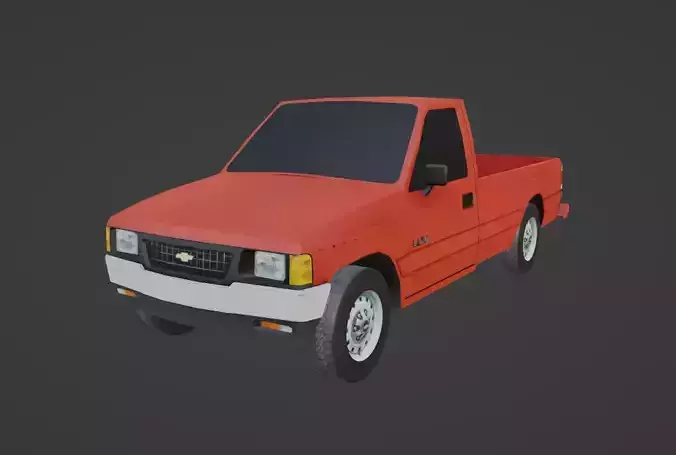 Chevrolet Luv 1992 Low-poly 3D model