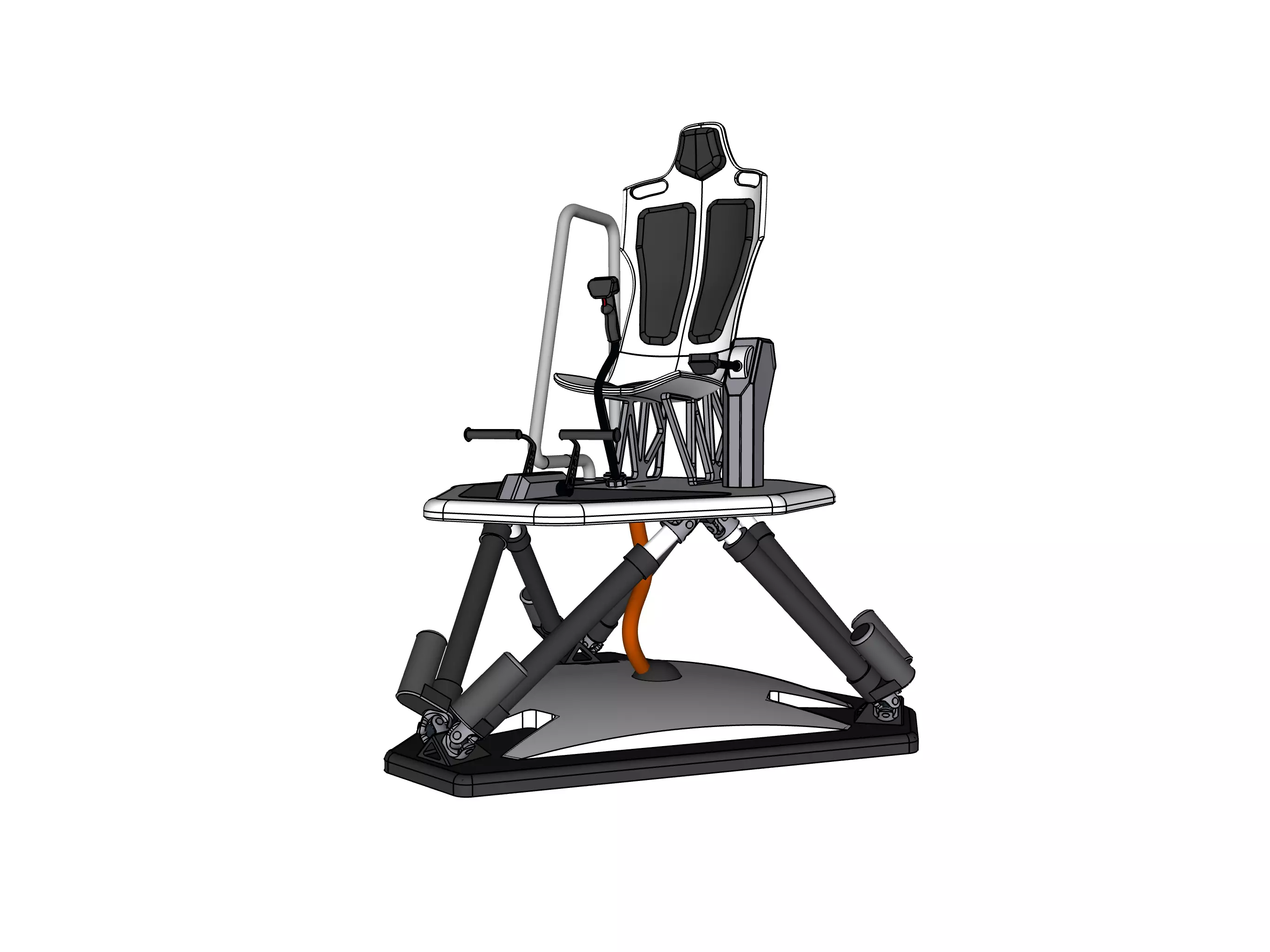 Flight simulator 3D print model
