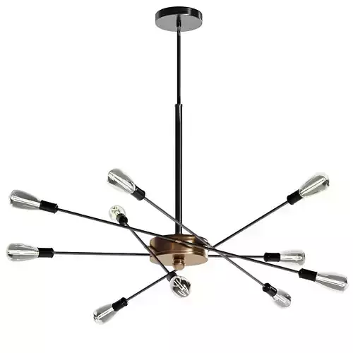 Signorelli 10 Light Unique Modern Linear Chandelier