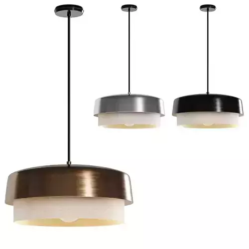 simple hanging lamp in metal