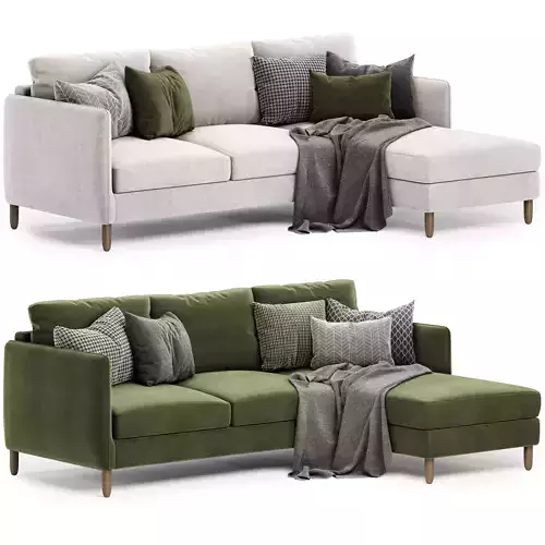 Lomeo Fixed corner sofa