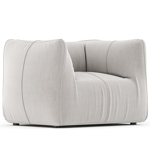BB Italia LE BAMBOLE armchair 3D model 6