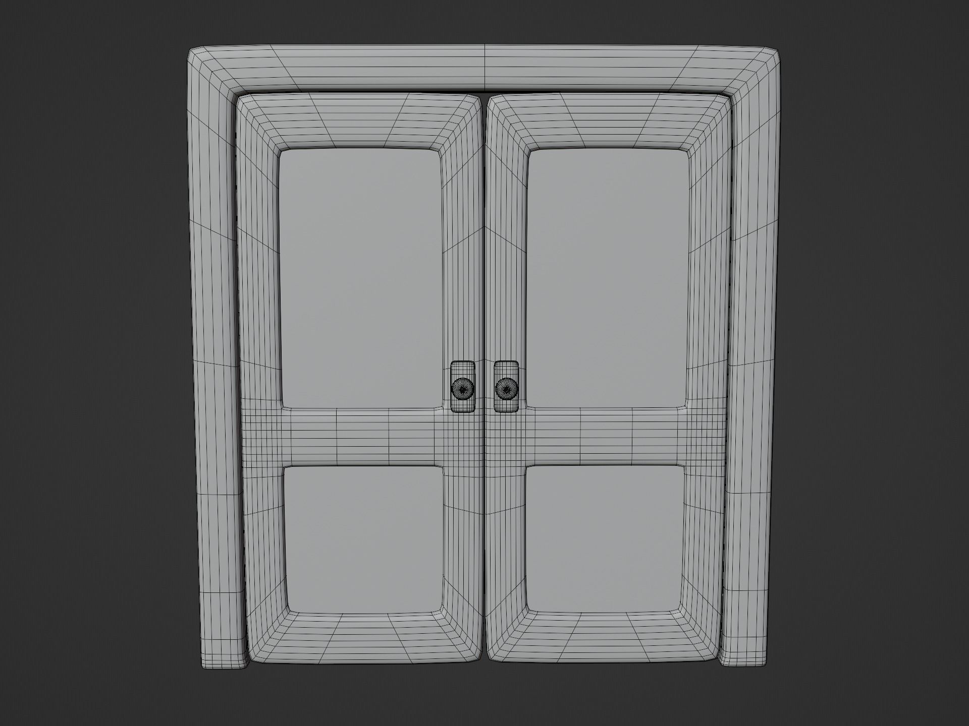 Cartoon Doors Collection 1 Low-poly 3D model_15