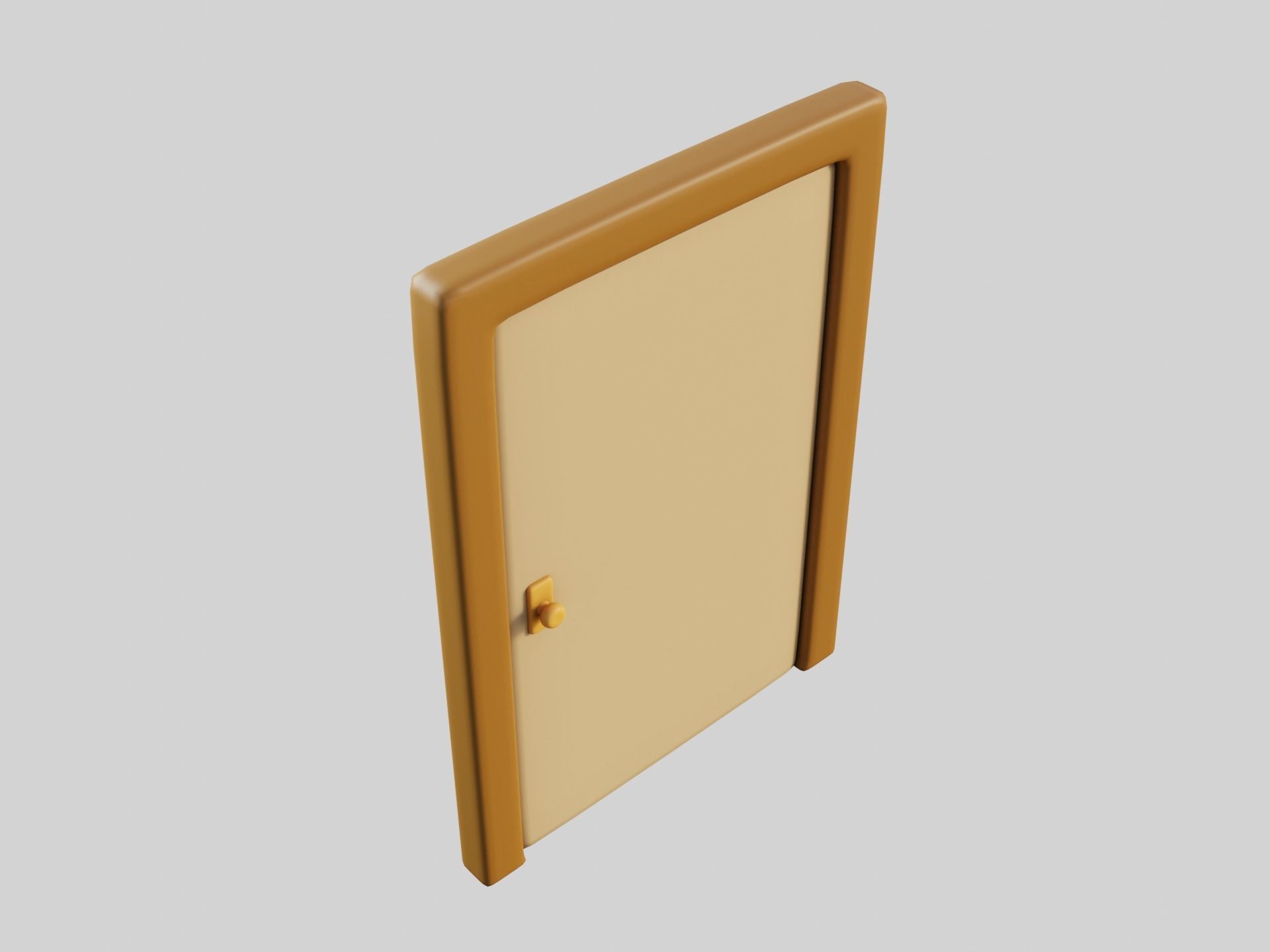 Cartoon Doors Collection 1 Low-poly 3D model_24