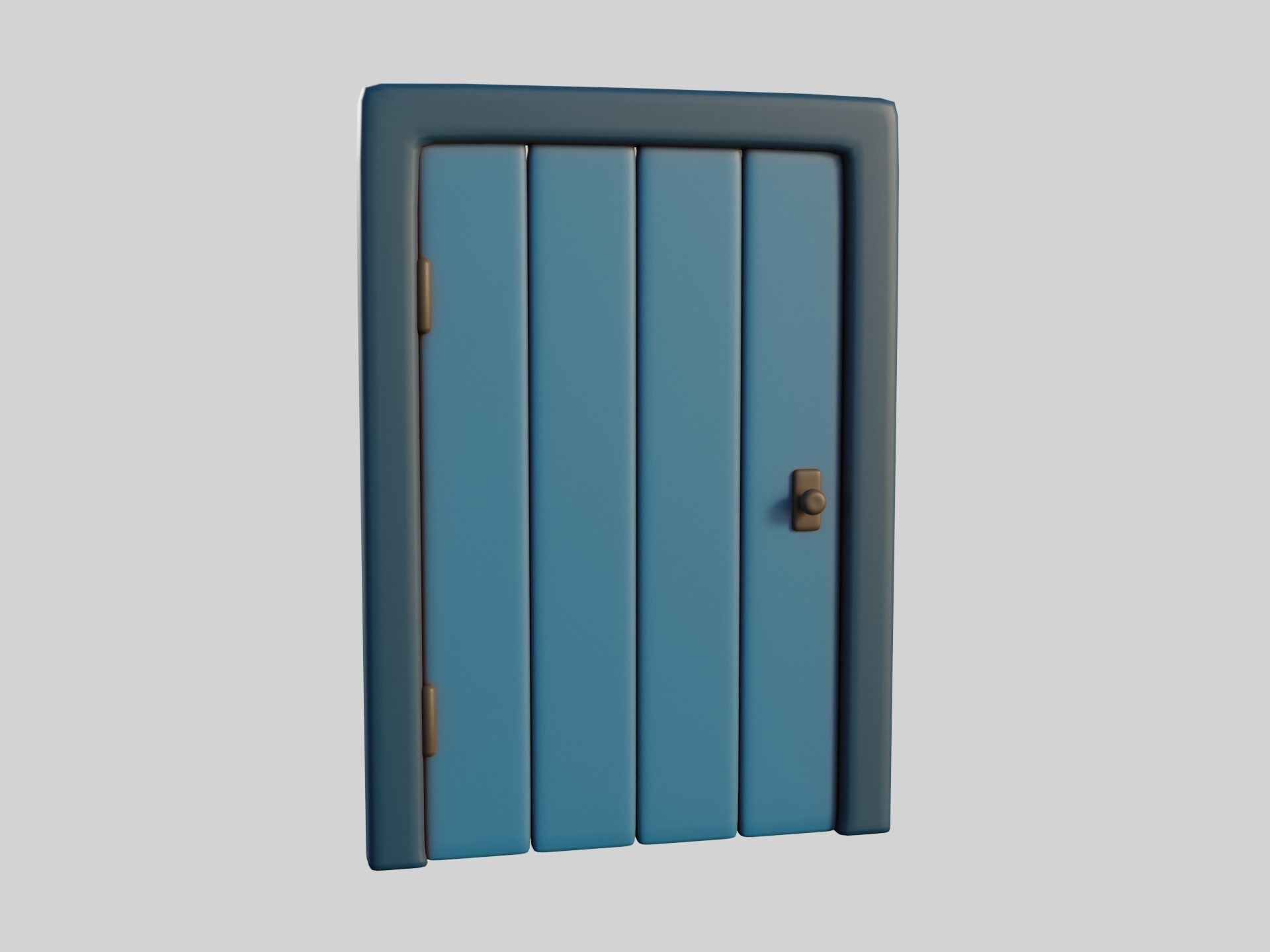 Cartoon Doors Collection 1 Low-poly 3D model_18