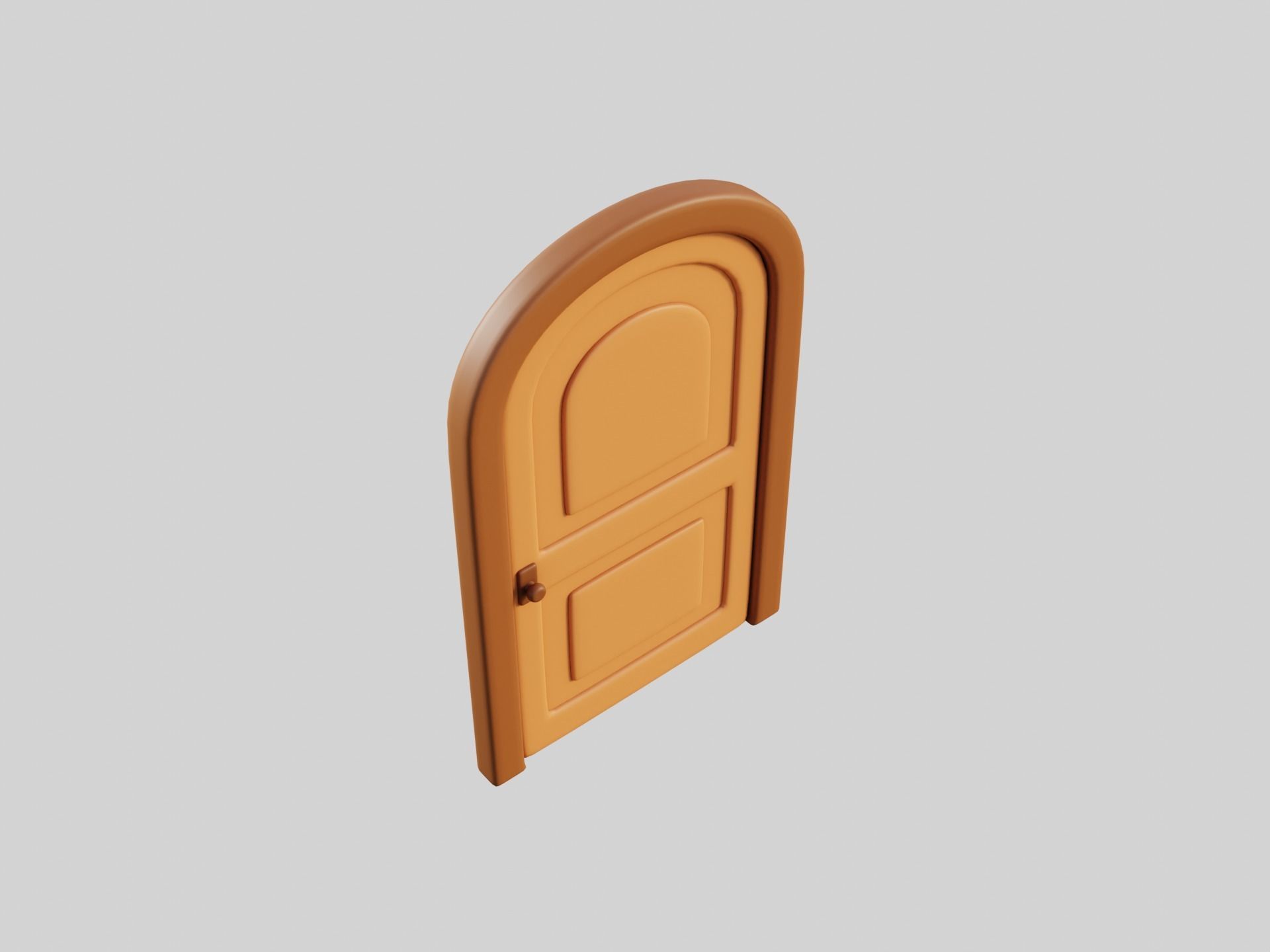 Cartoon Doors Collection 1 Low-poly 3D model_44