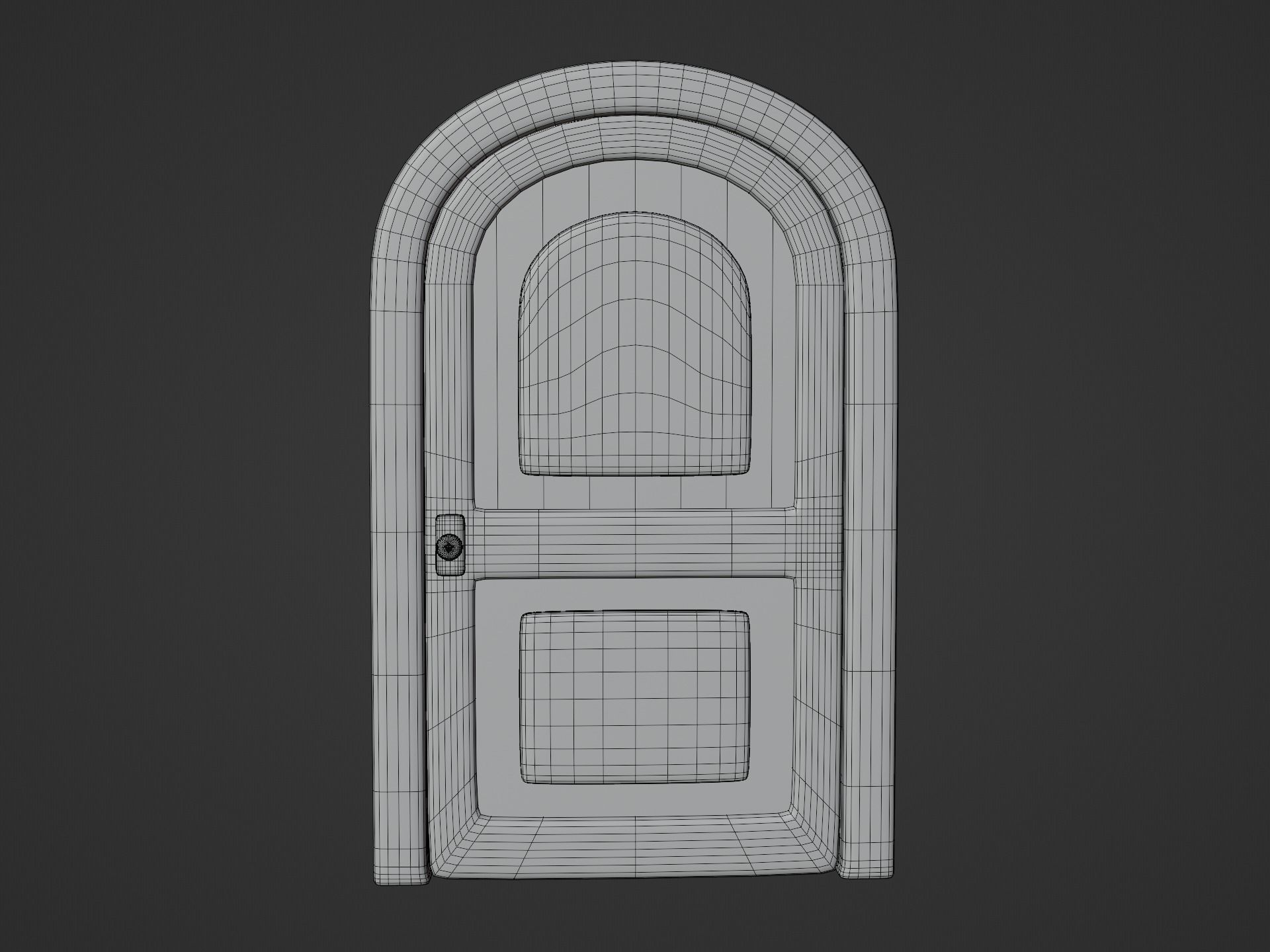 Cartoon Doors Collection 1 Low-poly 3D model_45