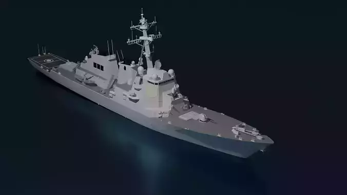 uss-arleigh burke  3D model 3D model